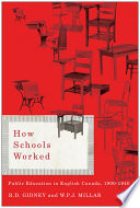 How schools worked : public education in English Canada, 1900-1940 / R.D. Gidney and W.P.J. Millar.
