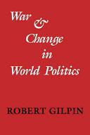 War and change in world politics /