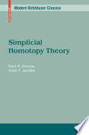 Simplicial homotopy theory / Paul G. Goerss, John F. Jardine.