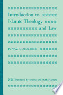 Introduction to Islamic theology and law /