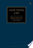 Sanctions law / Richard Gordon, Michael Smyth and Tom Cornell.