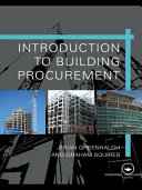 Introduction to building procurement /