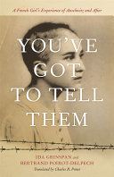 You've got to tell them : a French girl's experience of Auschwitz and after / Ida Grinspan and Bertrand Poirot-Delpech ; translated by Charles B. Potter.