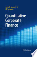 Quantitative corporate finance /