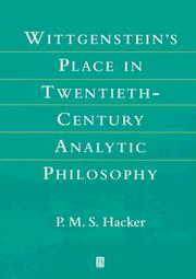Wittgenstein's place in twentieth-century analytic philosophy /