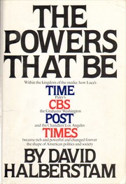 The powers that be / David Halberstam.