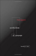 Kierkegaard and the ends of language / Geoffrey A. Hale.