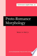 Proto-romance morphology