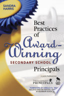 Best practices of award-winning secondary school principals /