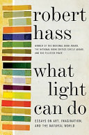 What light can do : essays on art, imagination, and the natural world / Robert Hass.