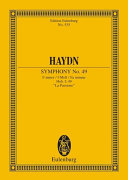 Symphony, no. 49, F minor : la passione / by Joseph Haydn ; edited from the original M.S. by H.C. Robbins Landon.