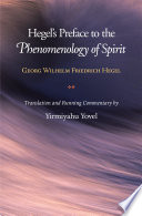 Hegel's preface to the Phenomenology of spirit /