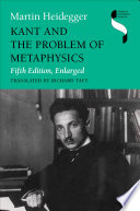 Kant and the problem of metaphysics /