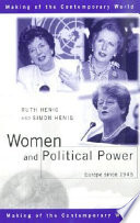 Women and political power : Europe since 1945 /