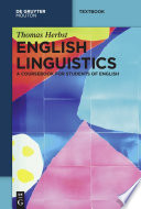 English linguistics : a coursebook for students of English /