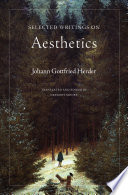 Selected writings on aesthetics /