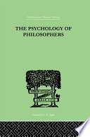 The psychology of philosophers /