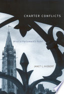 Charter conflicts : what is Parliament's role? /