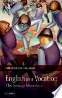 English as a vocation : the Scrutiny movement /