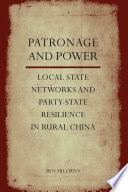 Power and patronage : local state networks and party-state resilience in China /