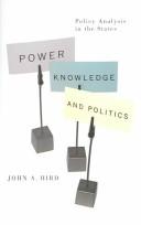 Power, knowledge, and politics : policy analysis in the states /