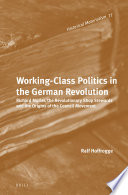 Working class politics in the German Revolution : Richard Muller, the revolutionary shop stewards and the origins of the council movement / Ralf Hoffrogge ; translated by Joseph B. Keady ; edited by Radhika Desai.