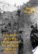 US Army special operations in World War II / David W. Hogan Jr.