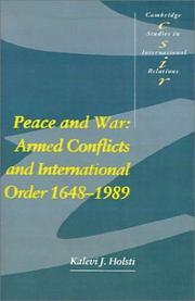 Peace and war : armed conflicts and international order, 1648-1989 /