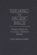 Breaking the angelic image : woman power in Victorian children's fantasy / Edith Lazaros Honig.