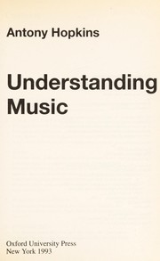 Understanding music /