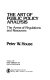 The art of public policy analysis : the arena of regulations and resources /