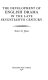 The development of English drama in the late seventeenth century / Robert D. Hume.