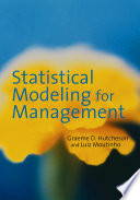 Statistical modeling for management /
