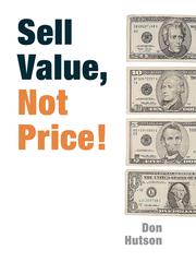 Sell value, not price! /