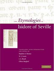 The etymologies of Isidore of Seville /