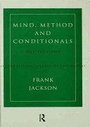 Mind, method, and conditionals : selected essays /