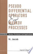 Pseudo differential operators & Markov processes.