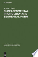 Suprasegmental phonology and segmental form : segmental variation in the English of Dutch speakers /