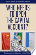 Who needs to open the capital account /