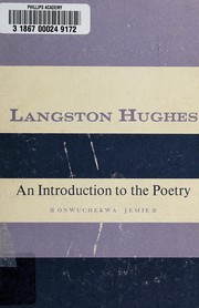 Langston Hughes : an introduction to the poetry / Onwuchekwa Jemie.