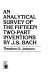 An analytical survey of the fifteen two-part inventions by J.S. Bach / Theodore O. Johnson.