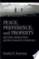 Peace, preference, and property : return migration after violent conflict / Sandra F. Joireman.