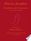 Flavius Josephus : translation and commentary.