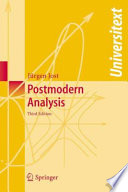 Postmodern analysis / Jürgen Jost.