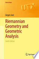 Riemannian geometry and geometric analysis /