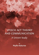 Speech act theory and communication : a Univen study /