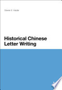 Historic Chinese letter writing Daniel Z. Kadar.