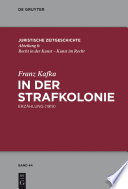 In der strafkolonie : erzahlung (1919) /