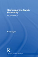 Contemporary Jewish philosophy /