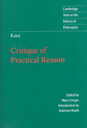 Critique of practical reason /